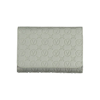 Gray Polyurethane Women's Wallet