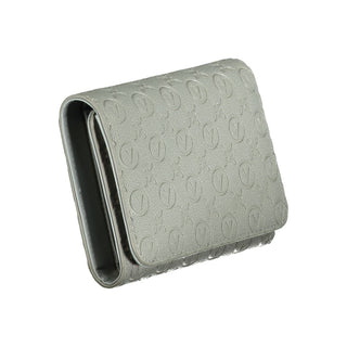 Gray Polyurethane Women's Wallet