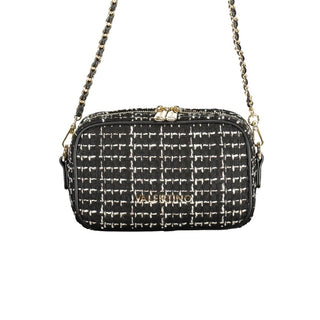 Schwarze Polyester-Handtasche