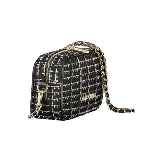 Schwarze Polyester-Handtasche
