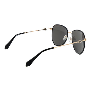 Gafas de sol negras de metal