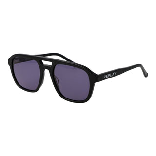 Schwarze Plastik-Sonnenbrille