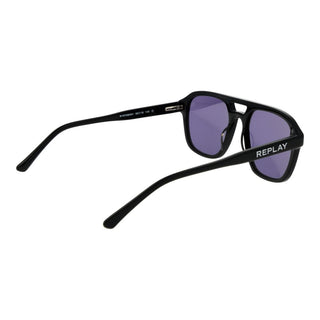 Schwarze Plastik-Sonnenbrille