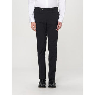 Pantalones de vestir negros de algodón