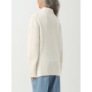 Beige Merino Wool Sweatshirt