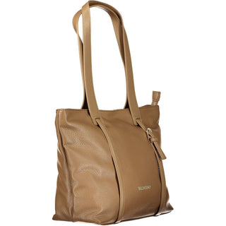 Braune Damenhandtasche aus Polyurethan