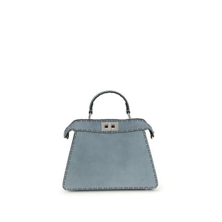 Handtasche aus blauem Kalbsleder Bos Taurus