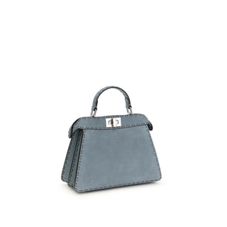 Handtasche aus blauem Kalbsleder Bos Taurus