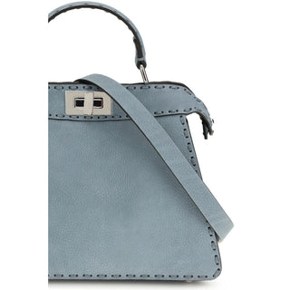 Handtasche aus blauem Kalbsleder Bos Taurus