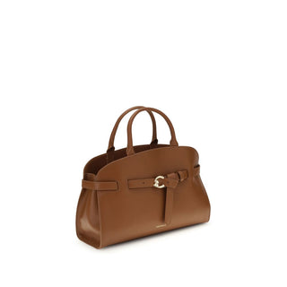 Braune Kalbslederhandtasche (Bos Taurus)