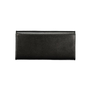 Cartera para mujer de cuero negro