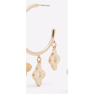 Green Elastane Earrings