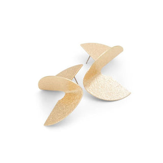 Pendientes de elastano dorados