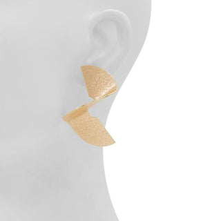 Pendientes de elastano dorados