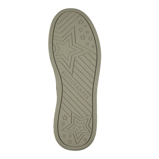 Mehrfarbige Low-Top-Sneakers aus Leder