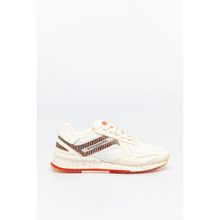 White Leather Athletic Sneakers