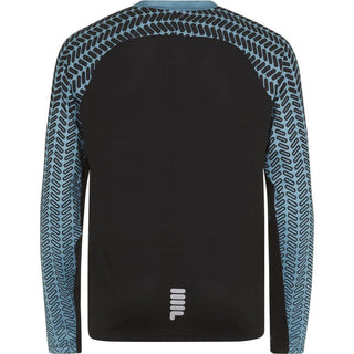 Sudadera azul de poliéster