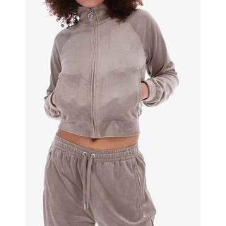 Sudadera marrón de poliéster