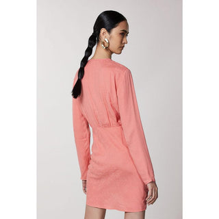Vestido casual cobre rosado