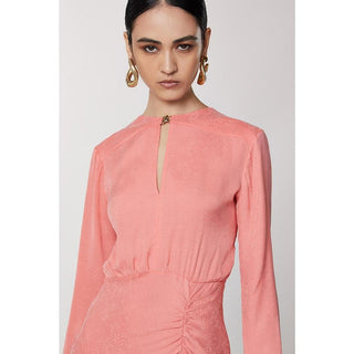Vestido casual cobre rosado