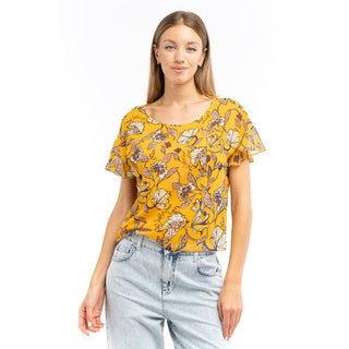 Mehrfarbige Polyesterbluse