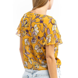 Mehrfarbige Polyesterbluse