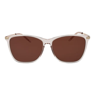 Beige Kunststoffsonnenbrille