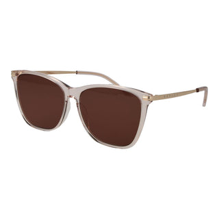 Beige Kunststoffsonnenbrille