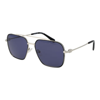 Gafas de sol de metal plateado