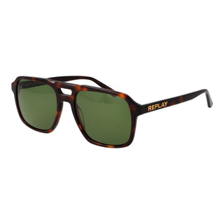 Gafas de sol marrones de plástico