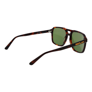 Gafas de sol marrones de plástico