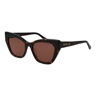Braune Kunststoff-Sonnenbrille