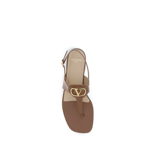 Braune Kalbsleder-Sandalen vom Bos Taurus