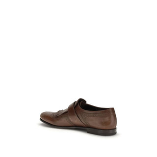 Mocasines slip-on de cuero de becerro marrón Bos Taurus