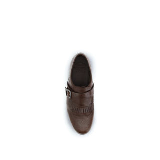 Mocasines slip-on de cuero de becerro marrón Bos Taurus
