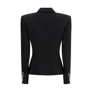 Black Wool Oves Aries Blazer