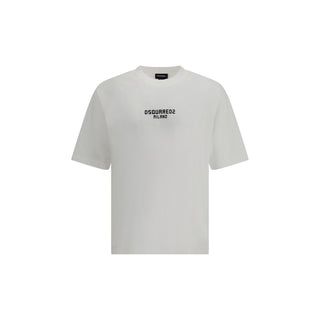 Camiseta de algodón blanca