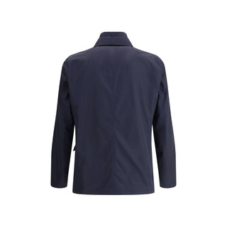 Blue Polyester Jacket