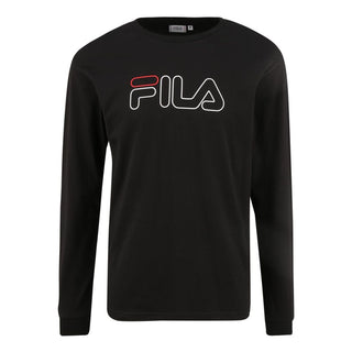 Schwarzes Baumwoll-Sweatshirt
