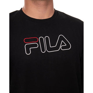 Schwarzes Baumwoll-Sweatshirt