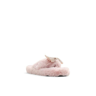 Pink Polyester Slippers
