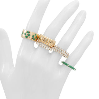 Grüner Elastan-Ring