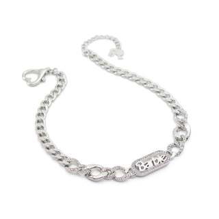 Silver Elastane Necklace