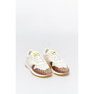 Bicolor Textile Athletic Sneakers