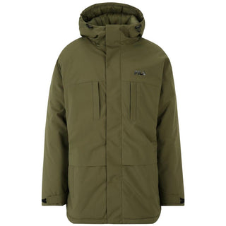 Grüner Polyester-Parka