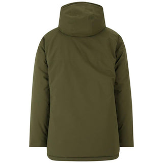 Grüner Polyester-Parka