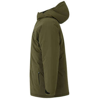 Grüner Polyester-Parka