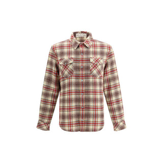 Camisa con patrón de cachemira multicolor