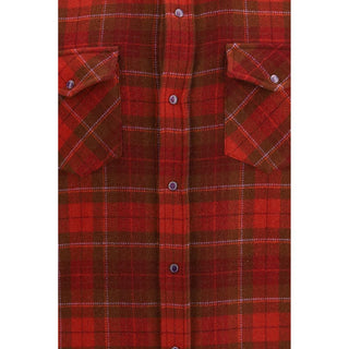 Camisa con patrón de cachemira multicolor
