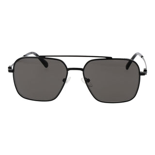 Schwarze Metallsonnenbrille